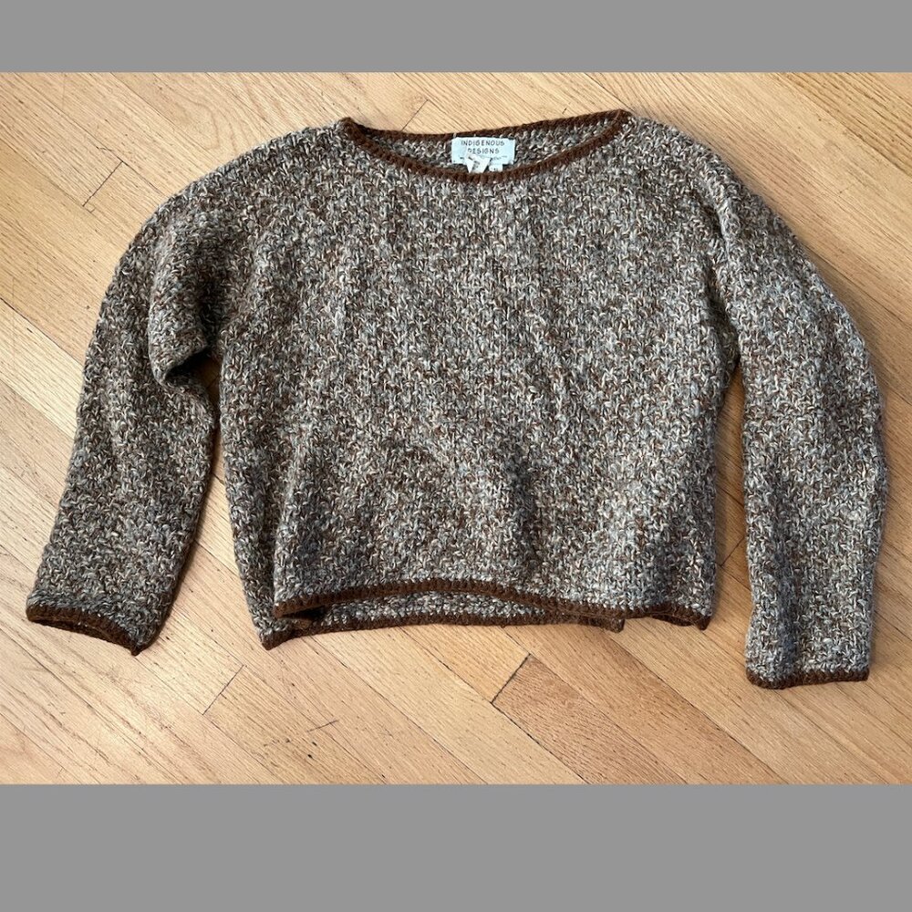 Indigenous Designs Alpaca small Sweater